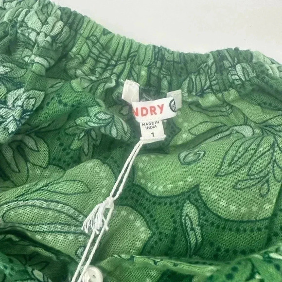 Sundry V-Neck Mini Swing Dress Tropical Vacation Lightweight Women’s Size S 4-6 - Picture 8 of 13